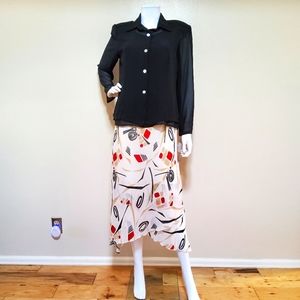 3-piece top and skirt set